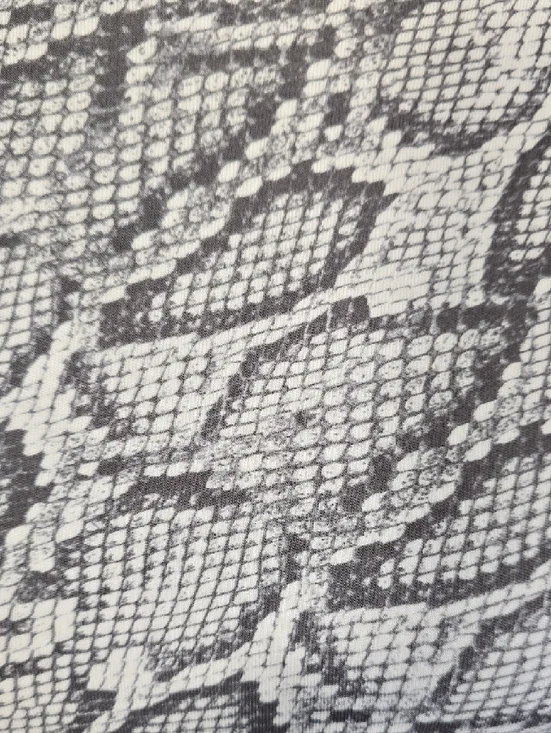 Bar III Gray and White Snake-Print Sleeveless Maxi Dress - Picture 6 of 9